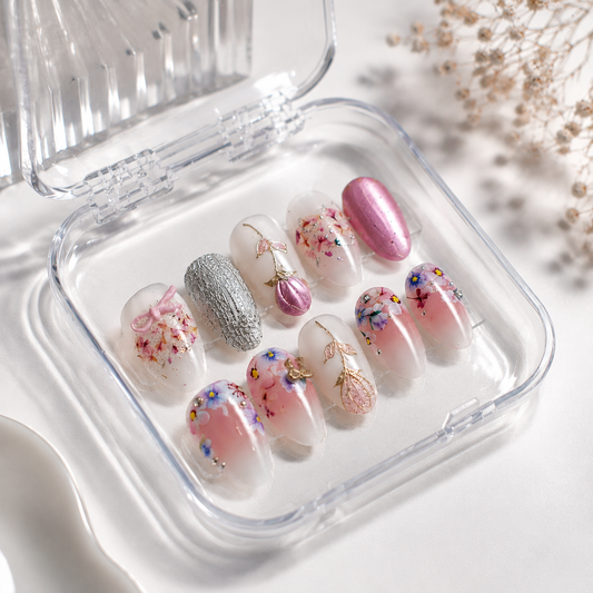 Coquette Floral Nails