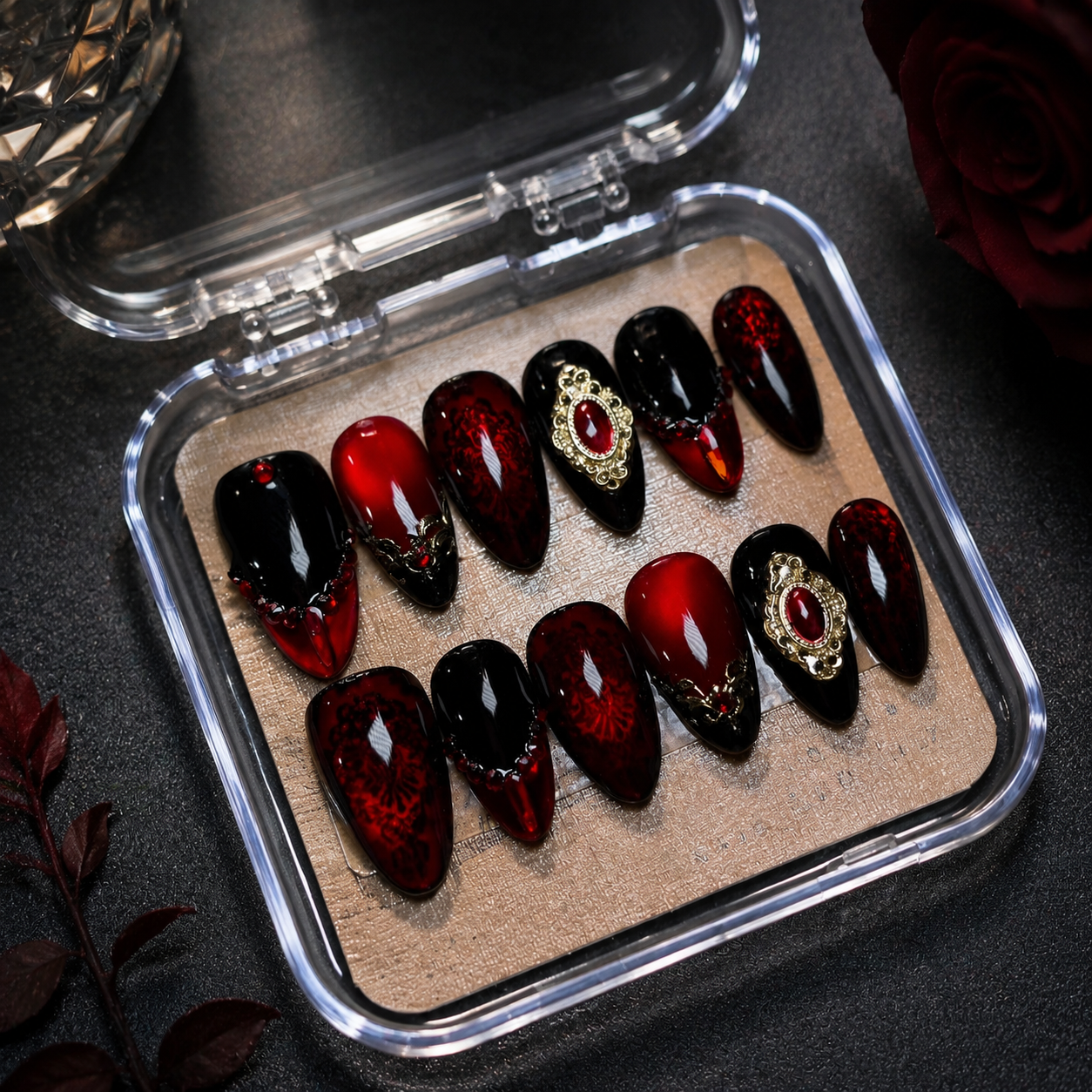 Gothic Vampire Nails